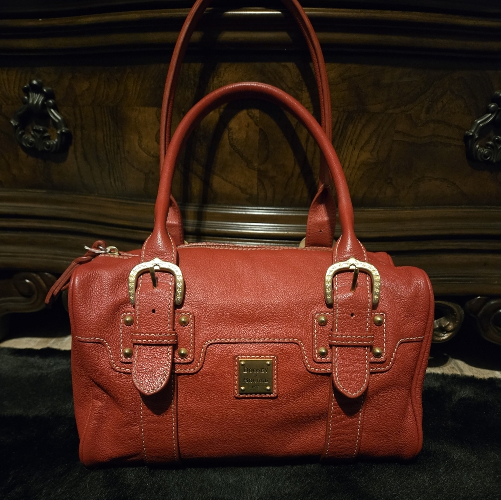 Dooney & Bourke Red Leather Satchel